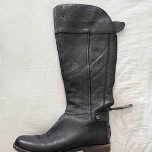 Franco Sarto Black Over the Knee Boots